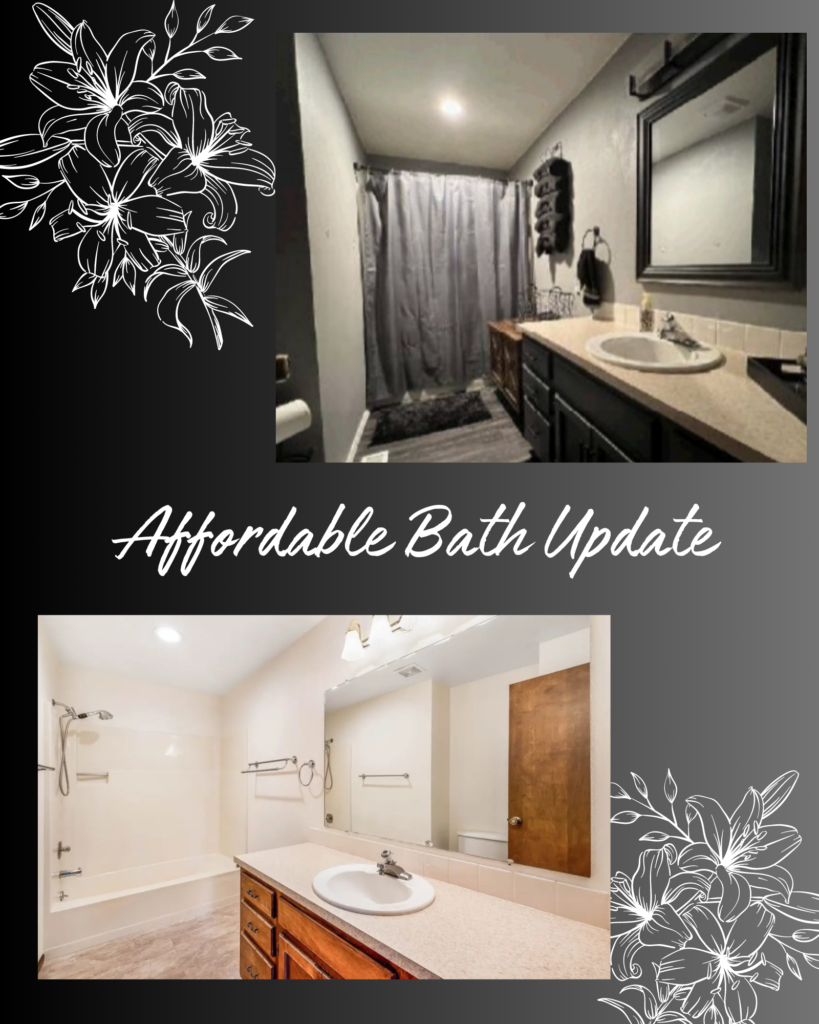 Our Simple & Affordable Bathroom Update